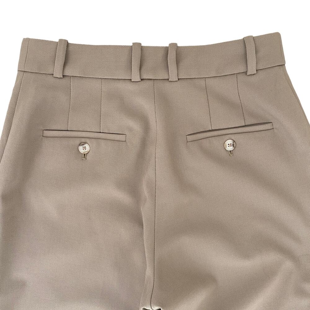 Aritzia Babaton Agency Khaki Tan Wool Trouser Work Dress Pants Size 6 - Picture 5 of 8